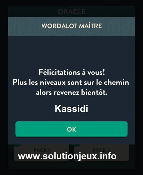 Solution Wordalot Niveau 1614 .